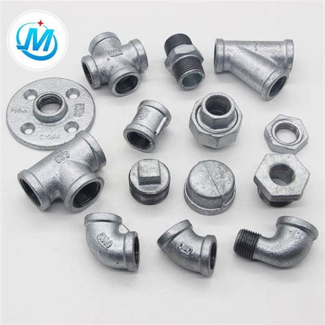 Galvanized Bs Thread Malleable Iron Pipe Fittings China Hebei Jinmai Casting