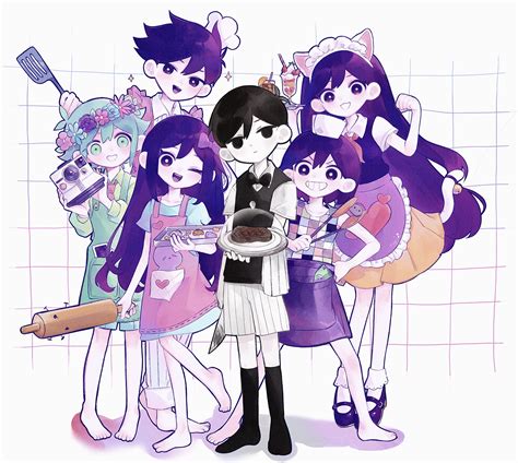 Basil Aubrey Omori Kel Mari And 7 More Omori Drawn By P0tatotat