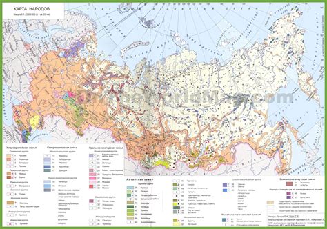 Map of ethnic groups in Russia : r/MapPorn