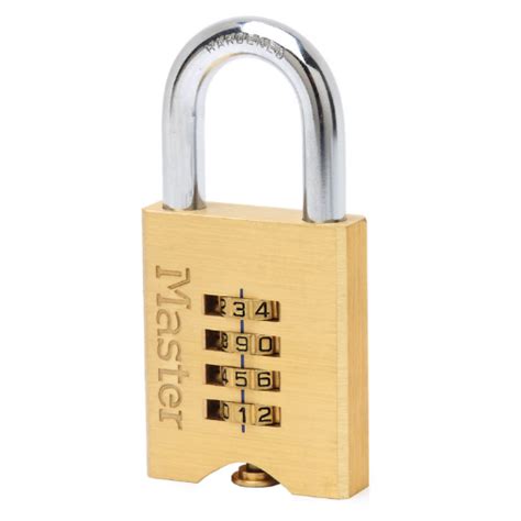 Cadenas laiton à combinaison 4 chiffres 651EURD Master Lock Abisco