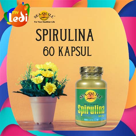 Jual Sea Quill Spirulina Isi 60 Tablet Sea Quill Vitamin MY LEDI