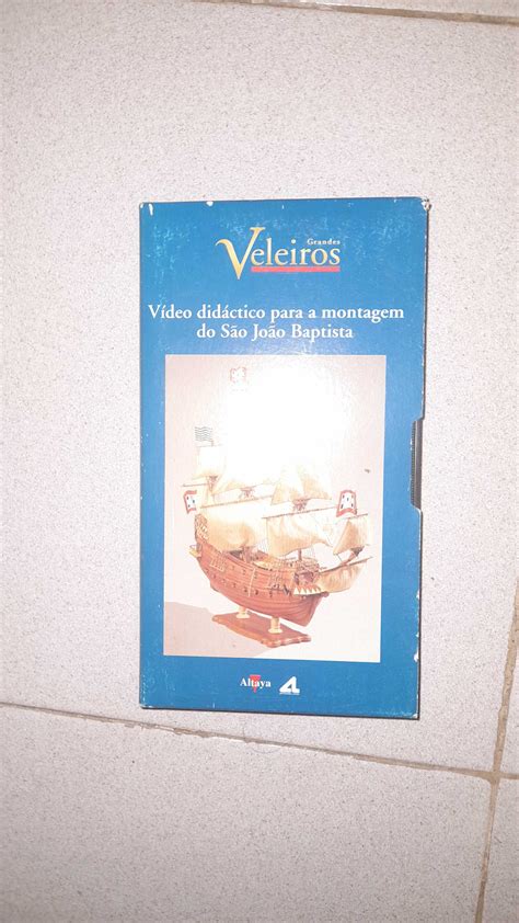 Cassete VHS Montagem Veleiro Sao Joao Batista Altaya Carcavelos E