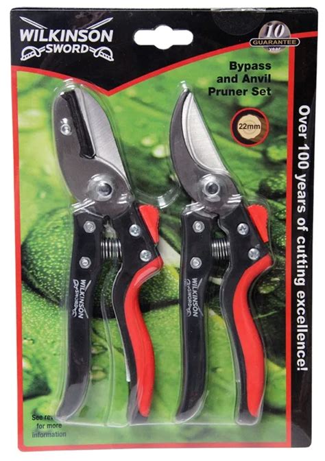 Wilkinson Sword Bypass Anvil Pruner Set Yarm Diy