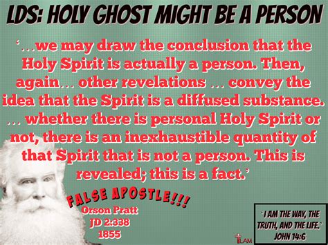 LDS: Holy Ghost Might be a Person | Life After Ministry