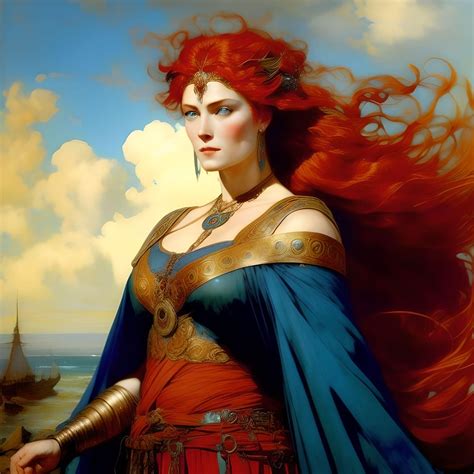 ArtStation - Boudica's Wrath: A Celtic Queen's Unyielding Spirit | Artworks