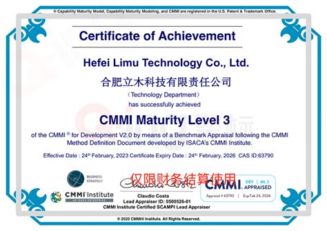 合肥立木科技荣获cmmi3级认证！ 知乎