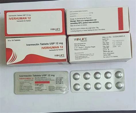 Iverhuman Ivermectin Tablets Usp Mg At Strip Of Tablets