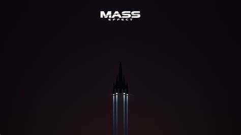 Hd Wallpaper Mass Effect Minimalism Normandy Sr 2 Simple Wallpaper Flare