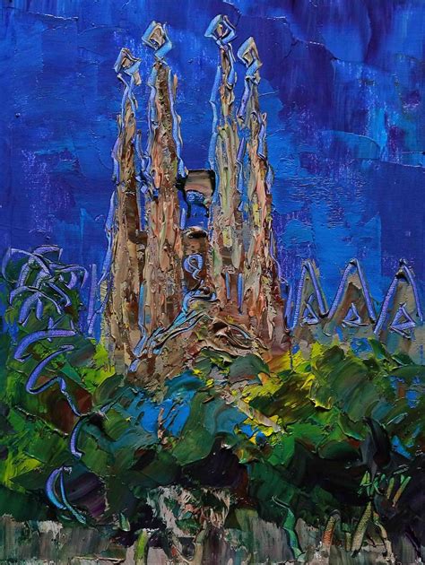 Sagrada Familia Oil On Canvas X Cm Arturo Espinosa Flickr