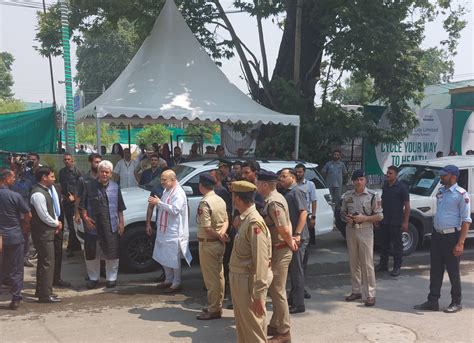 Amit Shah Lays Foundation Stone Of Balidan Stambh In Srinagar