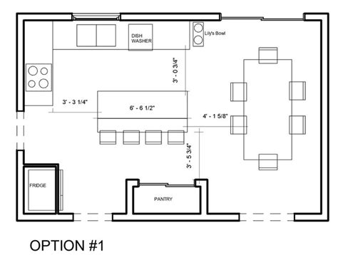 Kitchen Layout Option 1