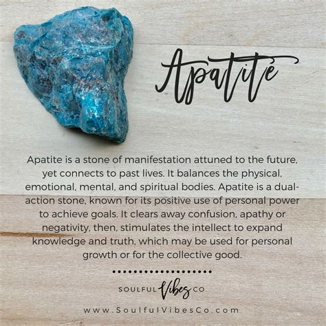 Apatite Is A Very Powerful Stone That Mystically Can Stimulate