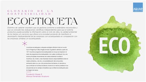 Ecoetiqueta Fundaci N Aquae