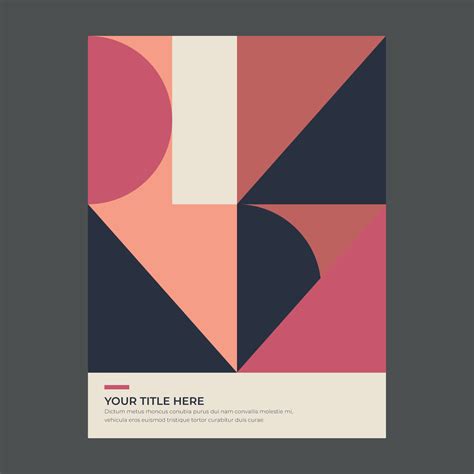 Geometric Graphic Design Poster