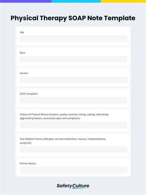 Free Physical Therapy SOAP Note | PDF | SafetyCulture