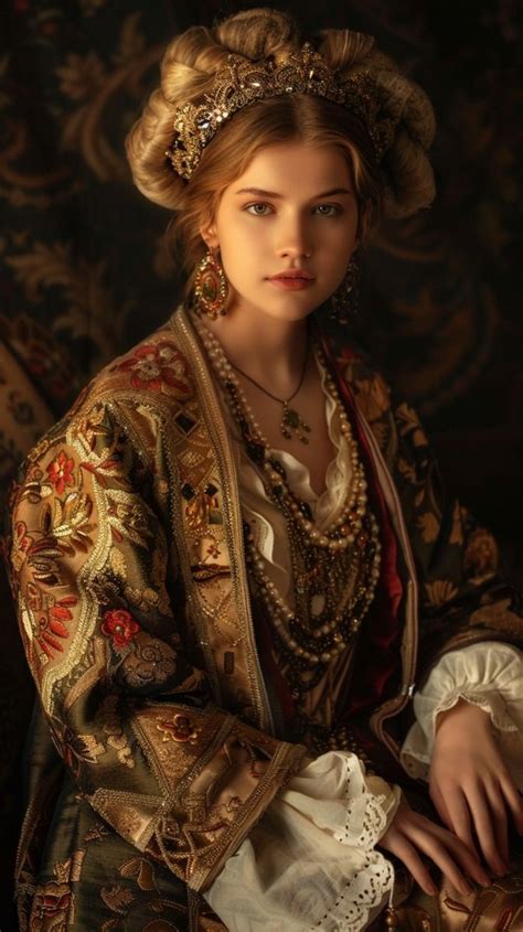 Historical and Folklore fashion in 2024 | Folklore fashion, Portrait ...