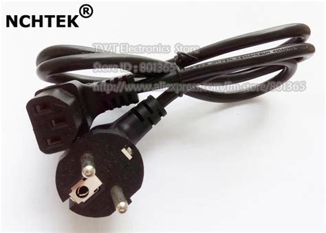 Nchtek Eu Pdu Ups Ac Power Cord European Pin Male Plug To Iec C