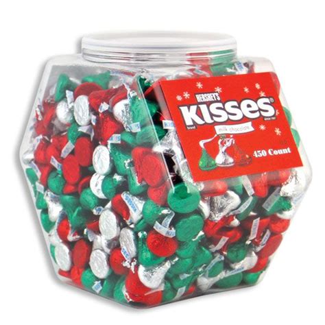 Hersheys Kisses Christmas Assortment Bulk Display Tub