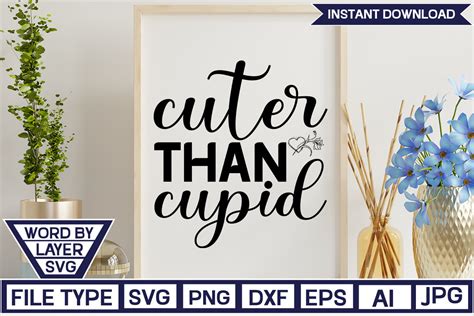 Cuter Than Cupid Svg Graphic By Nzgraphic Creative Fabrica