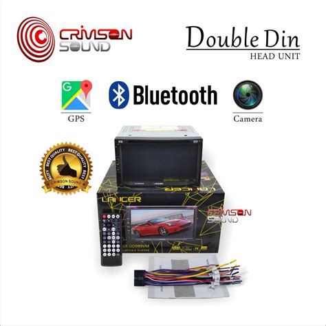 Jual Tape Mobil Head Unit Double Din LANCER LR DD999VM Layar 6 95 Inch