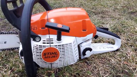 Stihl Ms Chainsaw Coldstart Youtube