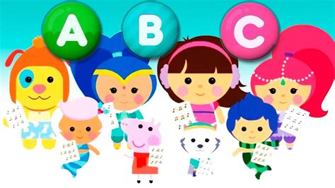 Friends teach letters ABCD - Happy Holidays - YouTube