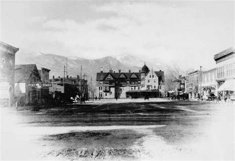 History Of The Antler Hotel In Colorado Springs Colorado Western