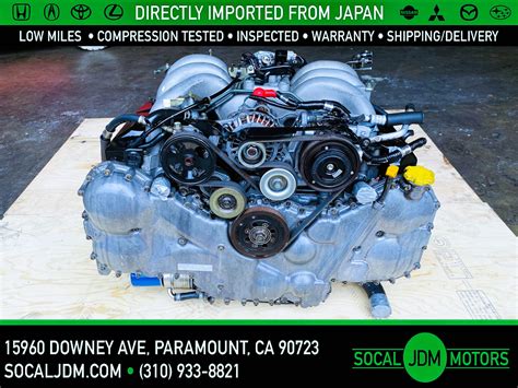 Jdm Subaru Ez30 Engine 2000 2002 Legacy Outback H6 EZ 30 56 OFF