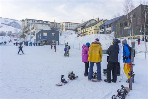 The Ski Slope Of Niseko Mt Resort Grand Hirafu At Niseko Hokkaido