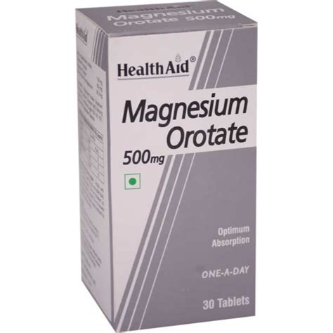 HealthAid Magnesium Orotate 500mg | NUTRABAY™