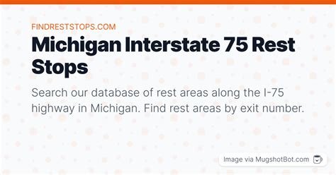 Michigan Interstate 75 Rest Stops | Find All Rest Stops on I-75