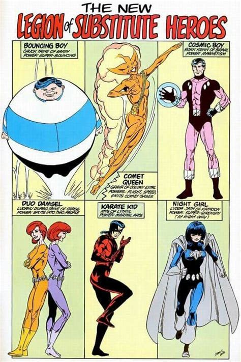 Legion Of Substitute Heroes By Greg LaRocque Superhero Comic Comics