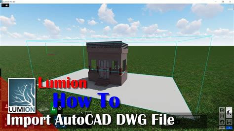 Lumion How To Import Autocad Dwg Tutorial Youtube