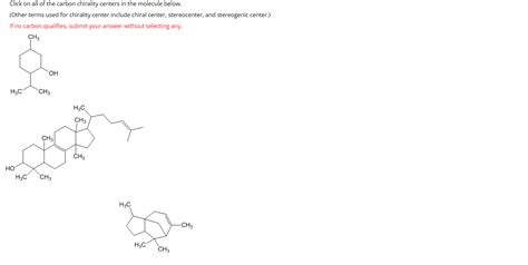 Solved Click on all of the carbon chirality centers in the | Chegg.com