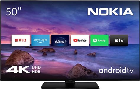 Nokia 50 Pouches (120cm) 4K UHD Smart Android TV (DVB-C/S2/T2, Netflix ...