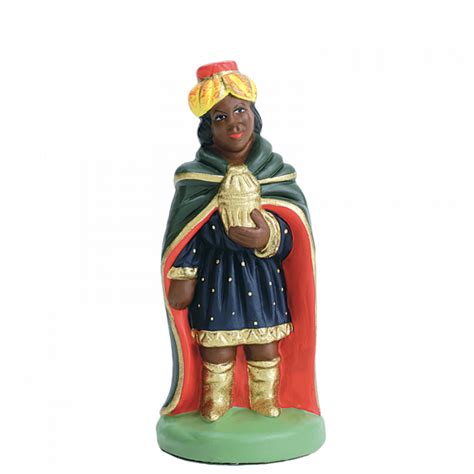 Santon Roi Mage Balthazar 7CM De Provence Santons Escoffier