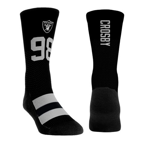 Maxx Crosby Socks - Jersey - Rock 'Em Socks - Las Vegas Raiders