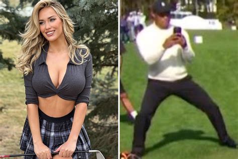 Paige Spiranac Teases Tiger Woods After Picture Of Golf Legend Taking Friends Instagram Photo