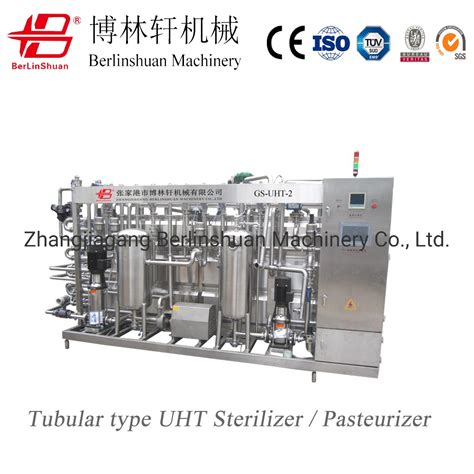 High Temperature Pasteurizer Pipeline Sterilizer Milk Uht Sterilization