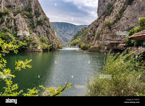 Matka Lake in Matka Canyon near Skopje, Republic of Macedonia Stock ...