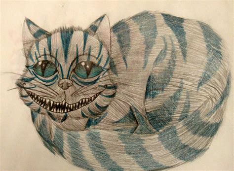 Blue Cheshire Cat By Fourblackroses24 On Deviantart