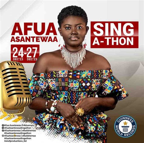 Ghanaian Singer Applies For Guinness World Record For Longest Singing