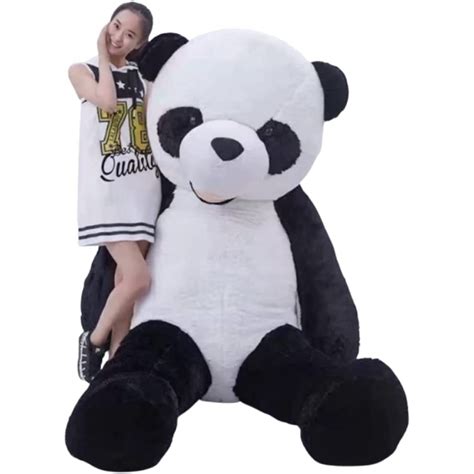 Peluche Panda Géant 200 Cm Grosse Peluche Bananairfr