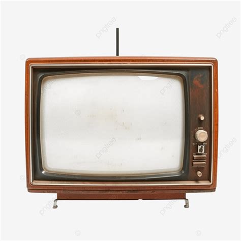 Vintage Television With Cut Out Screen On Isolated Tv Old Television