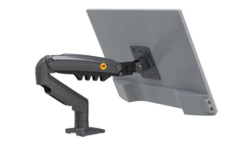 Suporte North Bayou F80 De Mesa Para Tv monitor De 17 Até 27 Cinza