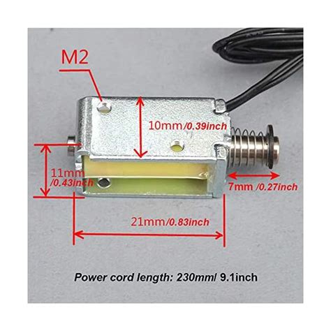 5PCS DC 12V 4mm Stroke Mini Push Pull Type Solenoid Actuator Micro DC