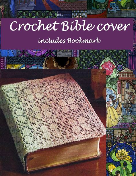 Filet Crochet Bible Covers