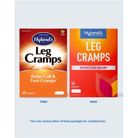 Hyland S Homeopathic Leg Cramps Relax Calf Foot Cramps 40 Caplets