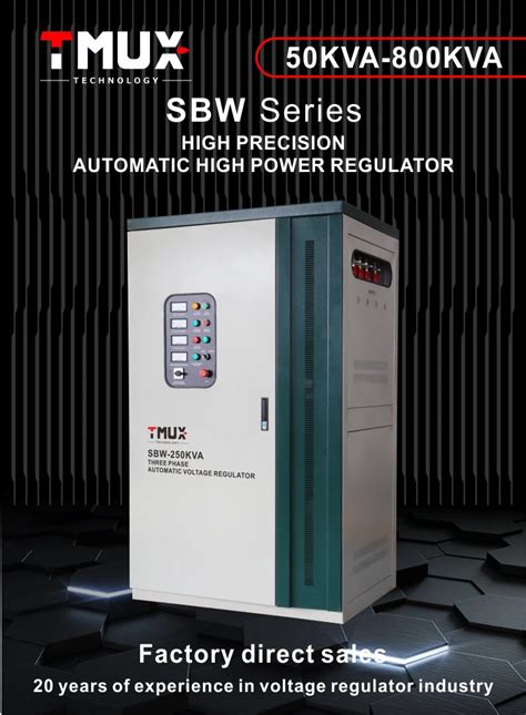 Sbw 300kva Servo Motor Voltage Stabilizer Industrial Specialized