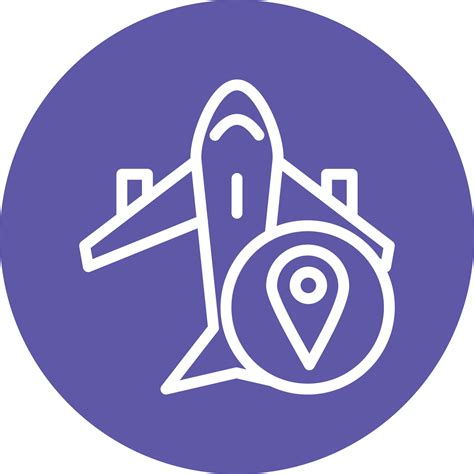 Flight Location Vector Icon Design 22714589 Vector Art at Vecteezy